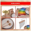 Medinis edukacinis muzikinis stalas Kruzzel 26903, 24,5x38,5x23,5 cm
