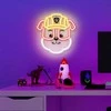 Pakabinamas šviestuvas Neutralle Pakabinamas neoninis LED "Paw Patrol" ant stiklo - Rubble OW-130446