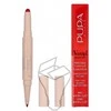 PUPA Milano Vamp! Creamy Duo Lūpų kontūro pieštukas ir blizgūs lūpų dažai, spalva - 012 Cherry Red