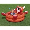 Bestway Suchy basen raudona PANDA su kulkami 107x94cm + 50 kulek 52702