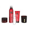 Dovanų rinkinys Rituals The Ritual of Ayurveda (125 g kūno šveitiklis + 100 ml kremas + 200 ml putojanti dušo želė  + 140 g žvakė)