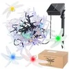 Saulės Dragonfly sodo žibintai 6,5 m 30LED multicolour