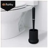 Silicone bathroom brush juodas Ruhhy 25882