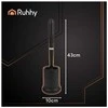 Silicone bathroom brush juodas Ruhhy 25882