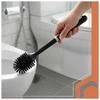 Silicone bathroom brush juodas Ruhhy 25882