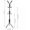 Stovima pakaba 170cm - juoda Ruhhy 23815