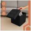 Folding pouffe juodas Ruhhy 25779