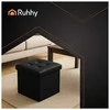 Folding pouffe juodas Ruhhy 25779