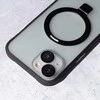 TelForceone Mag Ring dėklas, skirtas iPhone 15 Plus 6,7 juodos spalvos