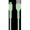 Maxlife MXUC-04 kabelis USB - USB-C 1,0 m 3A žalios spalvos