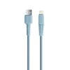 TelForceone Setty kabelis USB - Lightning 1,5 m 2,1A KSA-L-1.523 mėlynas