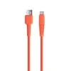 TelForceone Setty kabelis USB - USB-C 1,5 m 2,1A KSA-C-1.5210 oranžinis