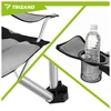 Trizand Juodas ir pilka žvejybos kėdė