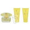 Versace Geltona Diamond rinkinys moterims (EDT, 50 ml + kūno losjonas, 50 ml + dušo želė, 50 ml)