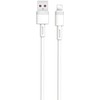 XO kabelis NB-Q166 USB - Lightning 1,0 m 5A, baltas