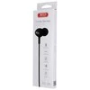 XO laidinės ausinės S6 jack 3,5mm juodos spalvos