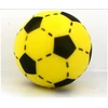 Hot Sports Foam ball 20 cm, yellow - juodas