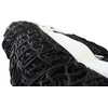 Netex Lauko teniso tinklas PP 3 mm (juodas su trosu)