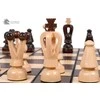 Provechess Šachmatai ir šaškės Small 350x175x45mm, karalius 60mm