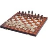 ProveChess Šaškės, šachmatai, nardai (komplektas) 350x175x50mm, karalius 70mm