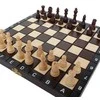 Provechess Šaškės, šachmatai, nardai (komplektas) 265x133x20mm, karalius 48mm