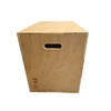 Šuolių platforma PlyoBox Prove Wooden 3in1 50x60x75cm