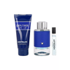 Mont Blanc Montblanc Explorer Ultra Mėlyna kvepalų purškiklis 100 ml, 3 dalių rinkinys