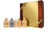 „Al Haramain Amber Oud Collection“ rinkinys 4 x 60 ml – „Amber Oud Gold“ leidimas + „Amber Oud Bleu“ leidimas + „Amber Oud Baltas“ leidimas + „Amber Oud Carbon“ leidimas