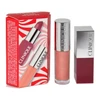 Clinique Clinique rinkinys (Lipstick Pop Lip Spalva + Pop Splash)
