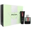 Prada rinkinys: Luna Rossa Carbon tualetinis vanduo vyrams, 50 ml + Luna Rossa Carbon atgaivintas dušo želė kūnui, 75 ml