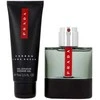 Prada rinkinys: Luna Rossa Carbon tualetinis vanduo vyrams, 50 ml + Luna Rossa Carbon atgaivintas dušo želė kūnui, 75 ml