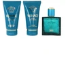 Versace Eros Pour Homme Giftset rinkinys vyrams (EDT, 50 ml + dušo gelis, 50 ml + balzamas po skutimosi, 50 ml)