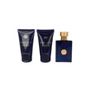 Kvepalų rinkinys vyrams Versace Dylan Blue Pour Homme (EDT, 50 ml + dušo želė, 50 ml + balzamas po skutimosi, 50 ml)
