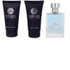 Versace rinkinys: Pour Homme tualetinis vanduo vyrams, 50 ml + Pour Homme balzamas po skutimosi, 50 ml + Pour Homme plaukų ir kūno losjonas visų tipų odai, 50 ml