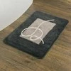Vonios kilimėlis Sealskin Carcassonne, 60 x 90 cm, pilkas