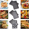 3-in-1 sumuštinių keptuvė, vaflinė, panini grilis, 800 W galia, nelimpanti danga, Happy people KK-42
