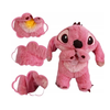 Grojantis, šviečiantis ir kvėpuojantis migdukas Lilo &amp; Stitch, rožinis