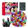 Happy People Kalėdinės lemputės 100 led Kalėdinė girlianda Led 100, 8 metrai Įvairių spalvų K-15