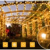 Happy People Lauko Kalėdinė girlianda 100 Led, 8 metrai Šiltai baltos spalvos Flash K-2