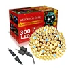 Happy People Lauko Kalėdinė girlianda 300 Led, 21 metrai Šiltai baltos spalvos Flash K-6