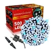 Happy People Lauko Kalėdinė girlianda 500 Led, 35 metrai Šaltai baltos spalvos Flash K-32