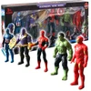 Keršytojų herojų figūrėlės- AVENGERS SPIDERMAN, HULK, IRON MAN, THANOS, Happy people