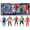 Keršytojų herojų figūrėlės- AVENGERS SPIDERMAN, HULK, IRON MAN, THANOS, Happy people