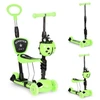 Triratis balansinis paspirtukas boružėlė su stūmimo rankena Scooter 5in1, žalias