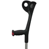Alkūninis ramentas ARmedical AR-010, aliuminis, reguliuojamas 70,5–93,5 cm, iki 120 kg, juodos spalvos