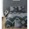 Riposo FLANELĖS patalynės komplektas FREYE OLIVE 200x220 cm