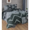 Riposo FLANELĖS patalynės komplektas FREYE OLIVE 200x220 cm