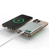 Oem Blavec Power Bank 10000mAh BJ-03 Slim 13,5mm – Type C – 22,5W magnetic Magsafe 3 in 1 (PBBJ03-MC10G) pilkos spalvos