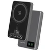 Oem Blavec Power Bank 10000mAh BJ-03 Slim 13,5mm – Type C – 22,5W magnetic Magsafe 3 in 1 (PBBJ03-MC10G) pilkos spalvos