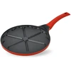 Blynų Keptuvė - Maestro MR-1222-A Nelipni Aliuminė 26 cm Juoda/Raudona